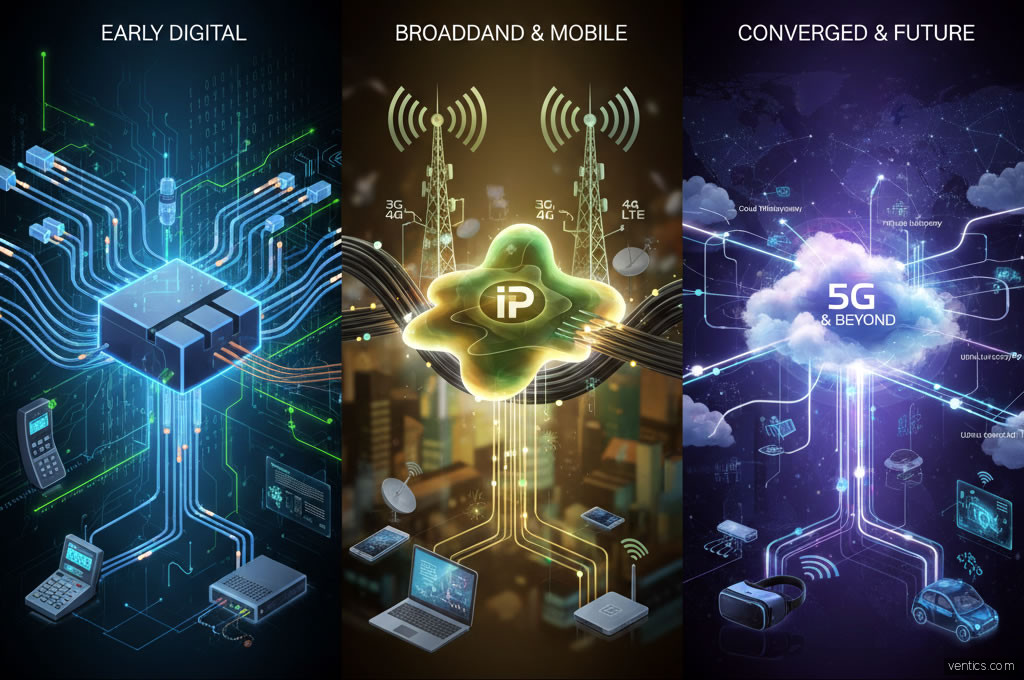 La Fascinante Evolución de las Redes Celulares: De la Voz a la Hiperconectividad 5G